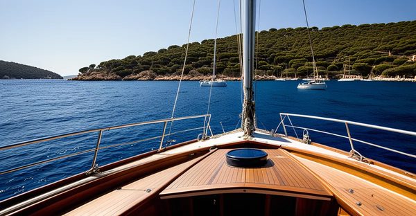 Naviguez vers porquerolles : options de bateau depuis giens